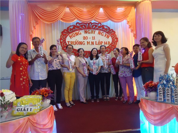 Giải KK được trao cho 10 phiếu trúng thưởng nhân ngày Nhà Giáo Việt nam 20.11.2017